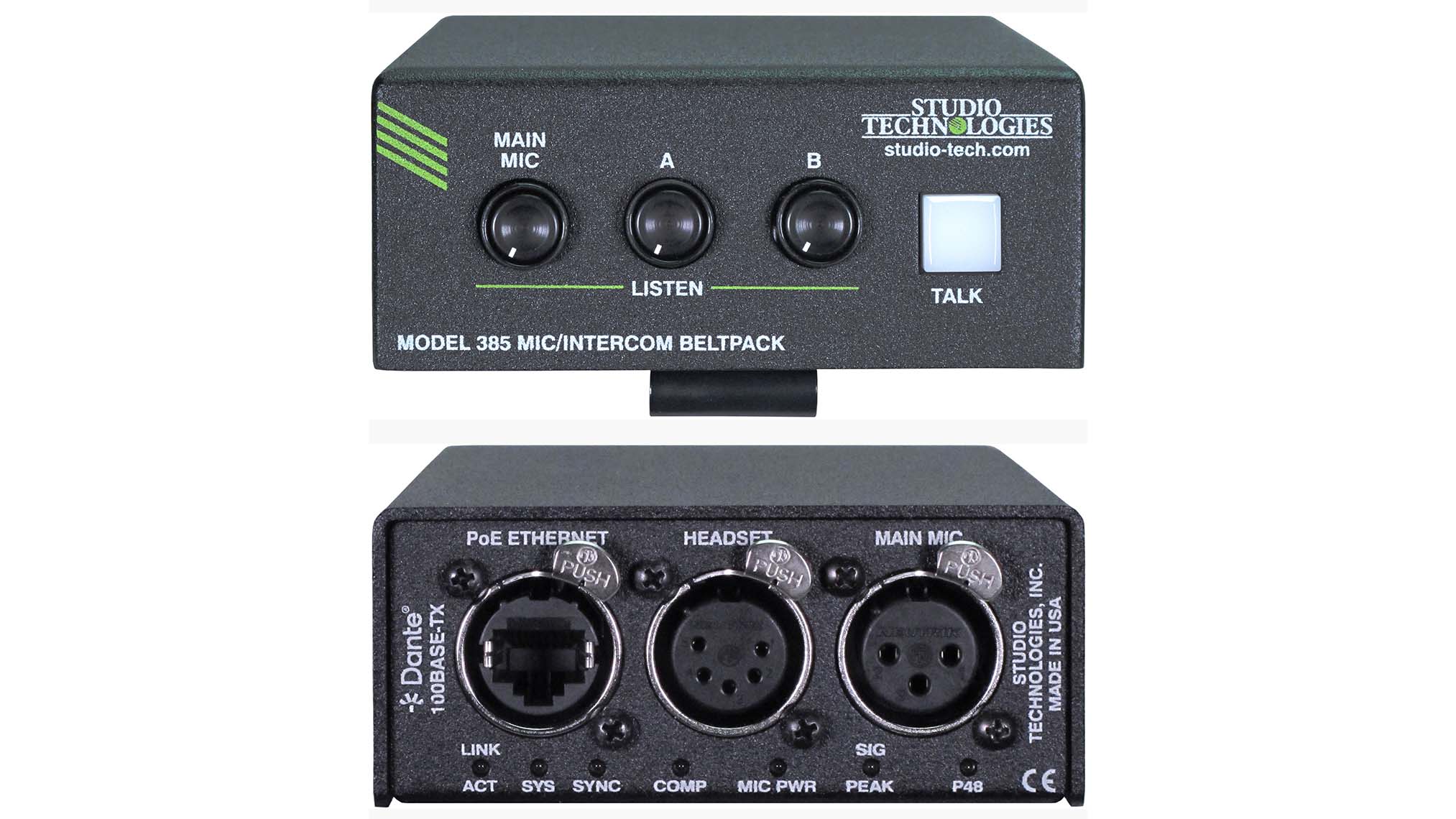 Studio Technologies Model 385 beltpack