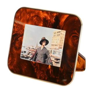 A vintage tortoiseshell picture frame from 1stDibs