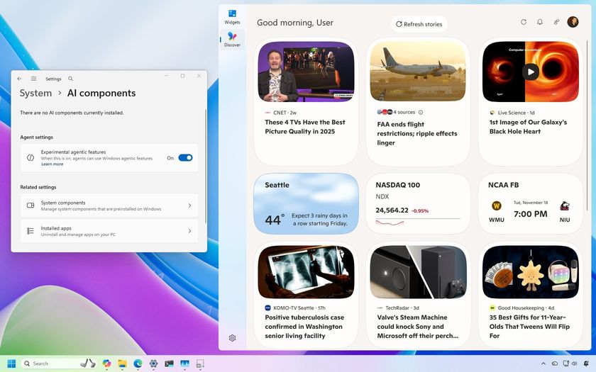 Windows 11 first features for November 2025