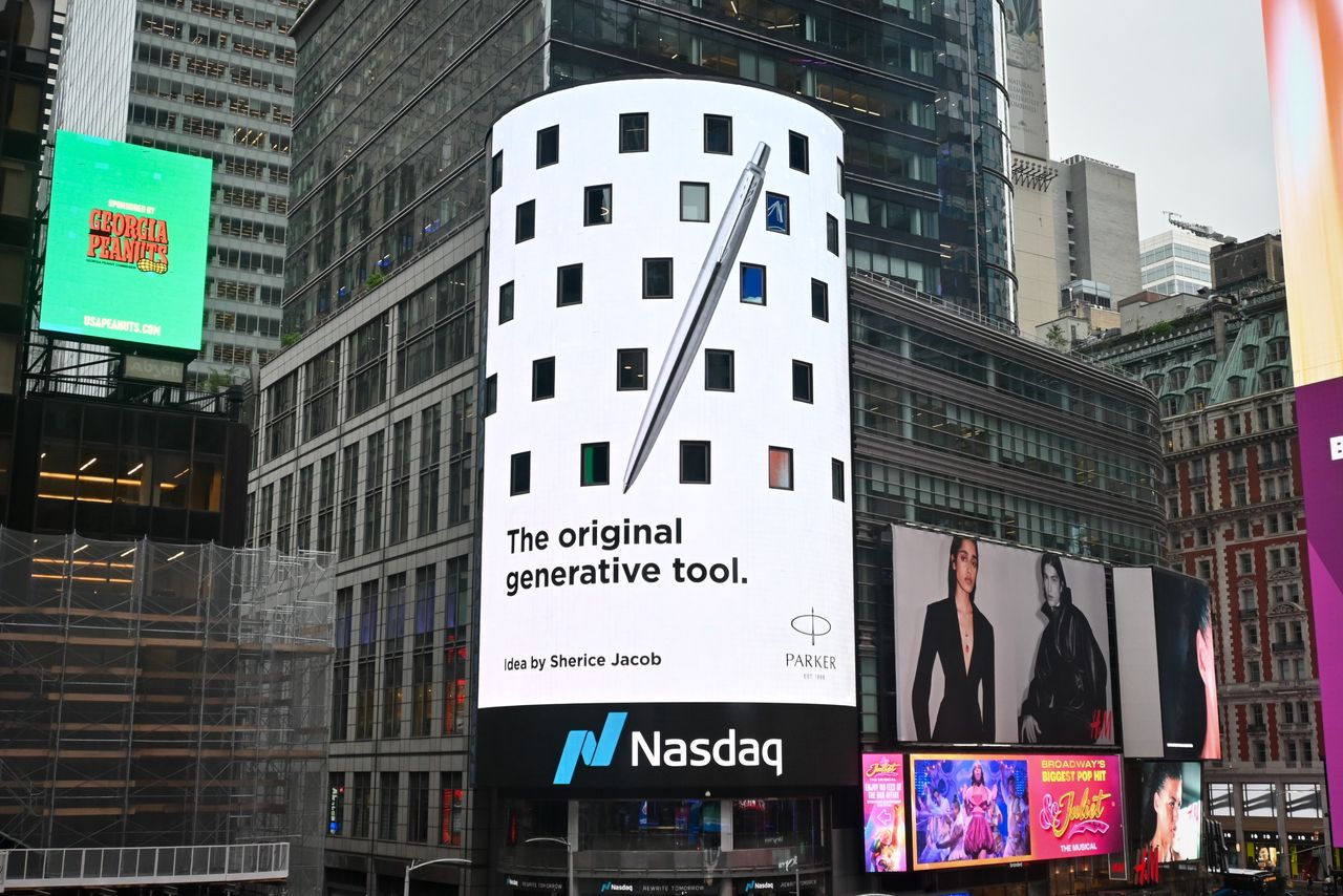 Parker Pen billboard