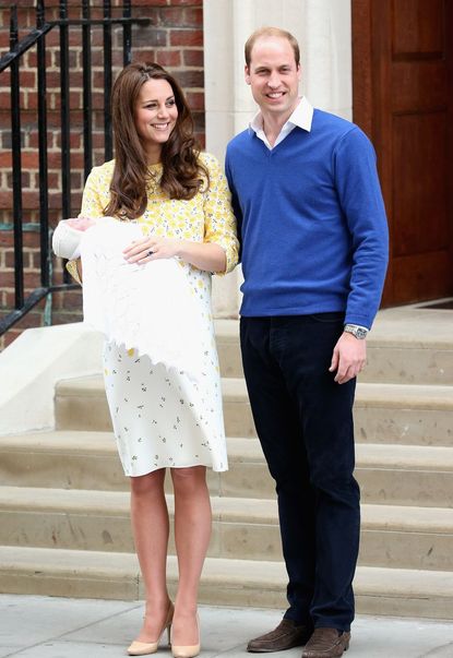 A surrogate gave birth to Princess Charlotte. 