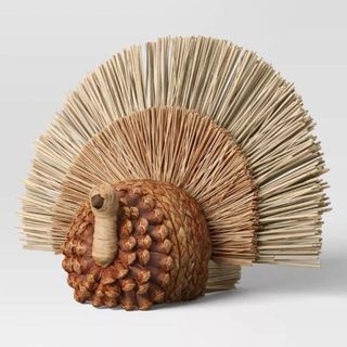 A woven decorative turkey is one of the best Target fall decor items.