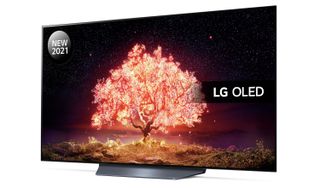 LG B1 TV on white background