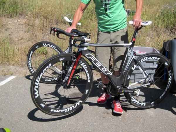 Team Exergy again used its Felt B2 aero bikes for the Vail time trial.