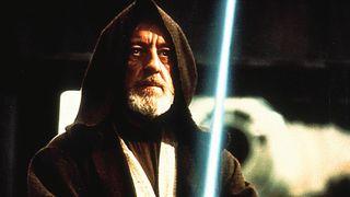 Sir Alec Guinness as Obi-Wan Kenobi in Star Wars