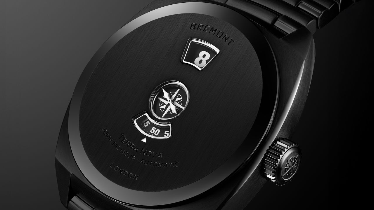 Bremont Terra Nova 38 Jumping Hour Stealth Black