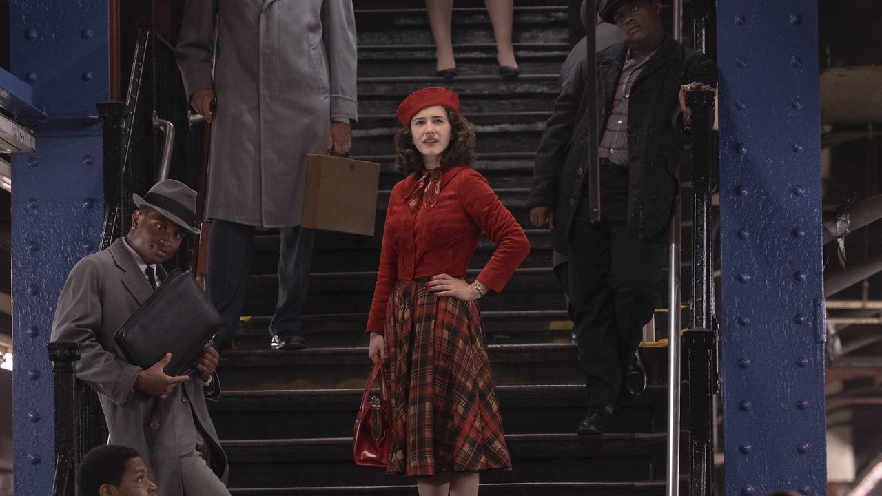 Rachel Brosnahan in The Marvelous Mrs. Maisel