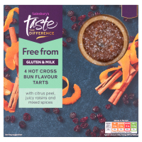 8. Taste the Difference Free From Hot Cross Bun Flavoured Tarts, 190g - View at Sainsbury's&nbsp;