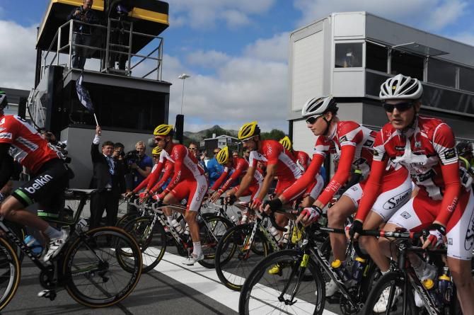 Stage 2 at the Arctic Race of Norway is underway...