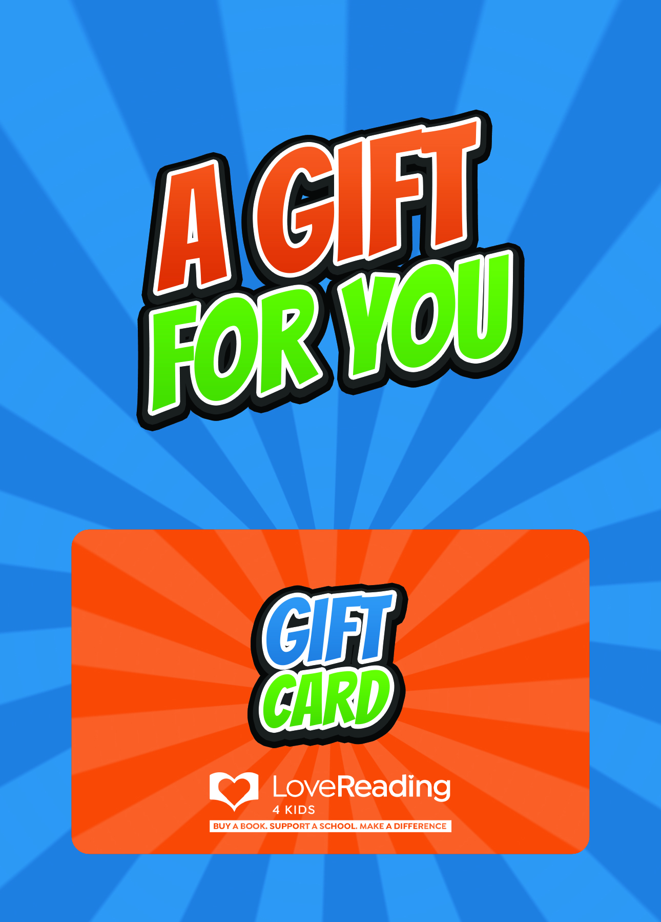 Love Reading 4 Kids gift card