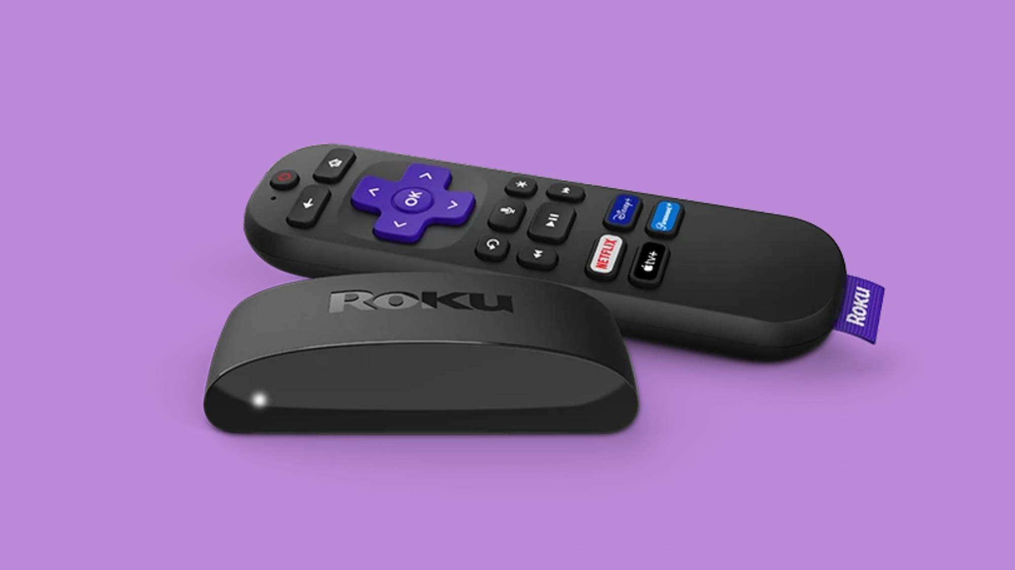 Roku TV Express 4K Plus dengan remote
