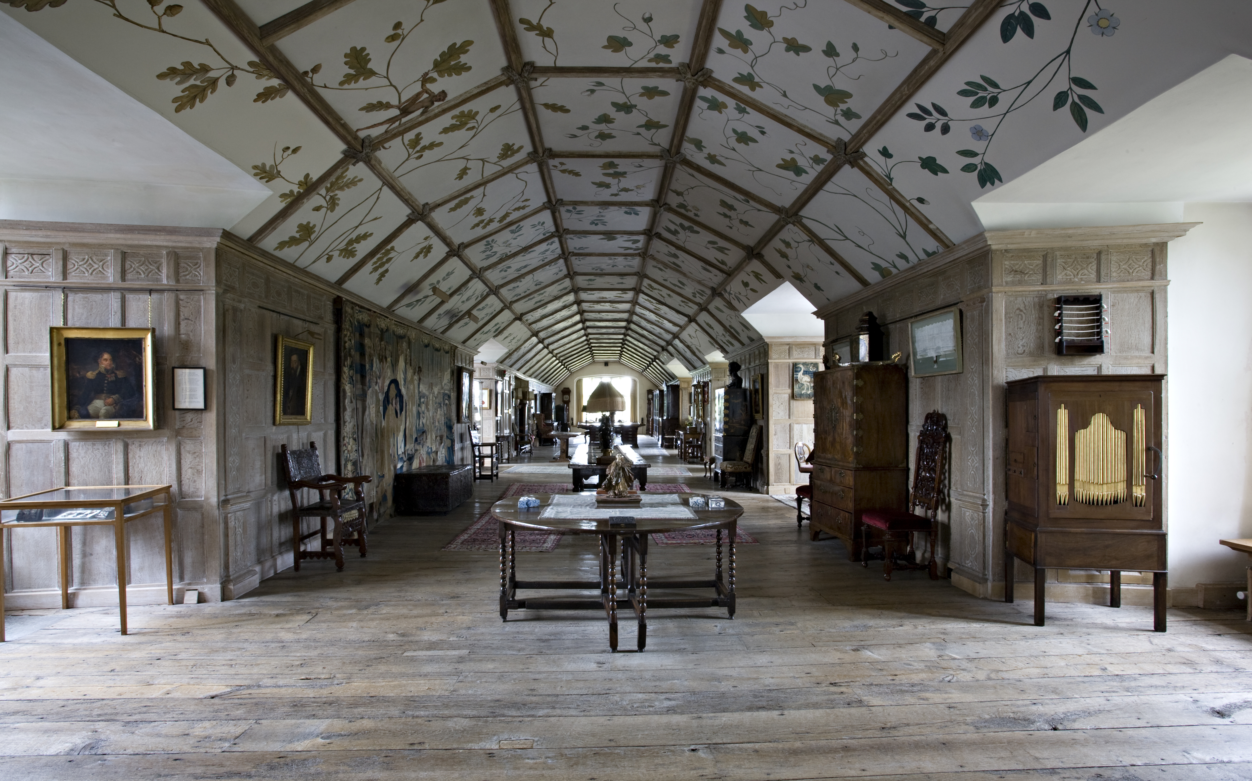 The Long Gallery at Parham House.