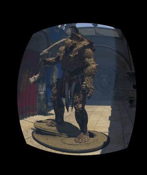 Final image sent to HMD