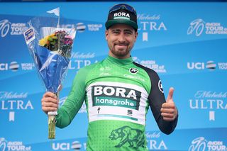 Bora-Hansgrohe's Peter Sagan is happy to have taken the green jersey after stage 4 of the 2019 Tour of California