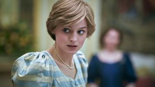 Emma Corrin as Diana Spencer in The Crown