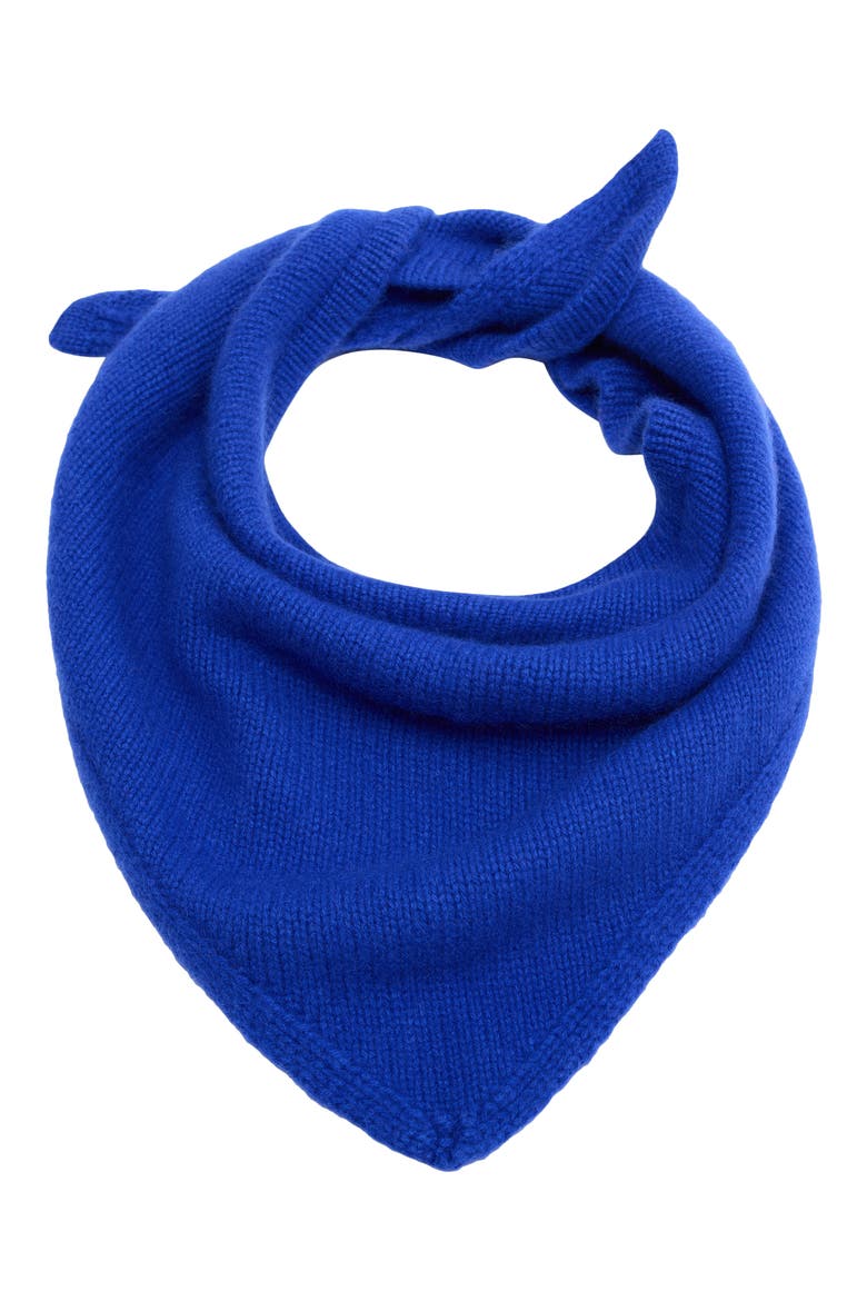 Wool &amp;amp; Cashmere Blend Triangular Scarf