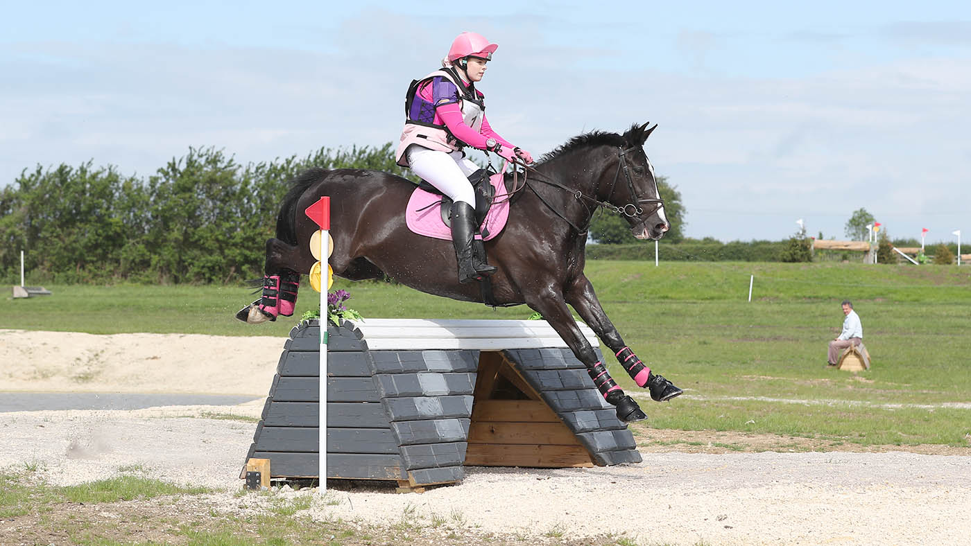 001 - Anna Saunders and Curious Lady 100cm winner H &amp;amp; H Festival of Eventing Sat 25th to Mon 27th May 2019 at Keysoe Spring Showing Show Monday 29th Aprill 2019 Keysoe (folder)