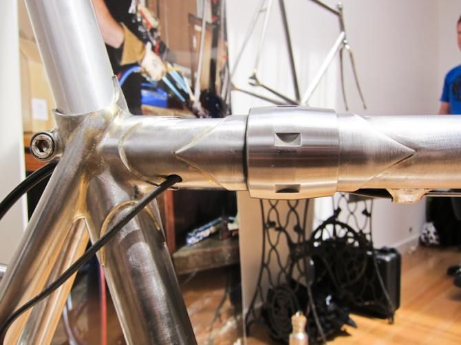 The Kumo tourer featured S&amp;S couplers for easy transportation.