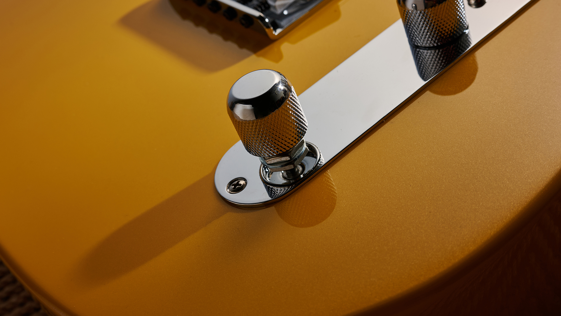 The push-pull tone knob on the Fender Player II Modified Telecaster