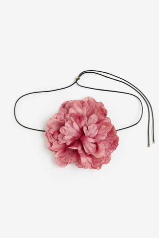 H&M flower short necklace