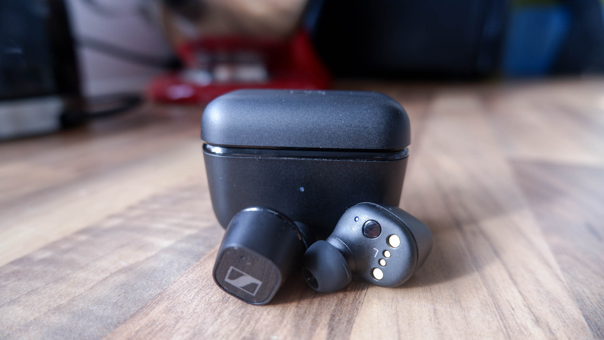 best noise-cancelling earbuds: Sennheiser CX Plus