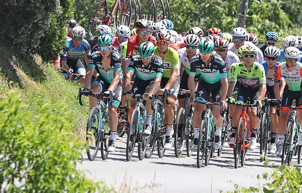 Bora on the front for Ackermann in Slovenia