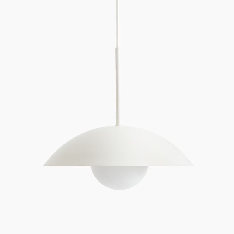 white pendant light