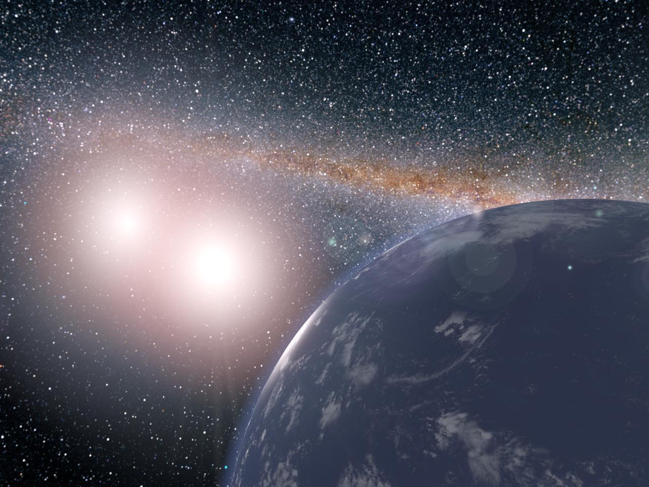 Hypothetical Tatooine World in Kepler-35 System