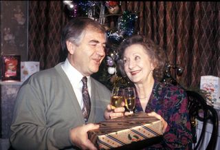 Mavis and Derek&#039;s Coronation Street Christmas in 1992