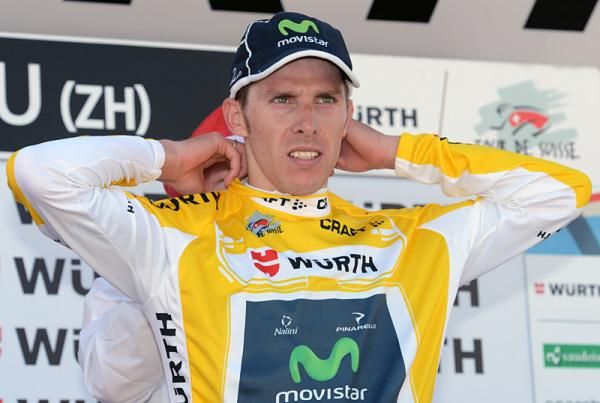 Rui Costa (Movistar) stays in yellow after a strong time trial performance