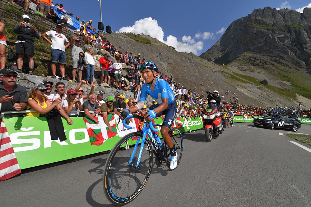Nairo Quintana (Movistar) at the Tour de France