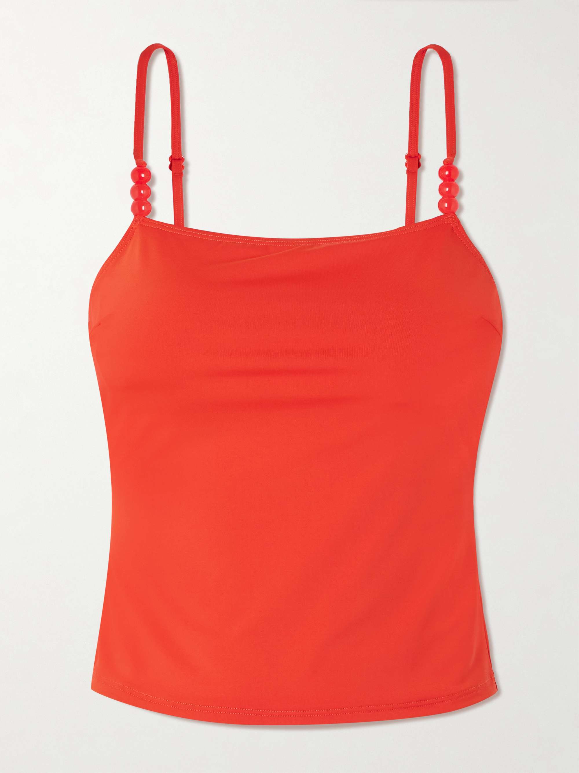 Cleo Bead-Embellished Tankini Top