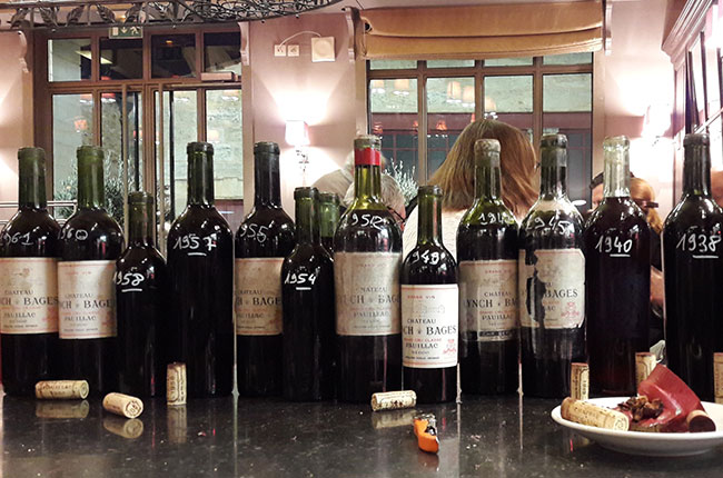 lynch-bages wines, old vintages, bordeaux