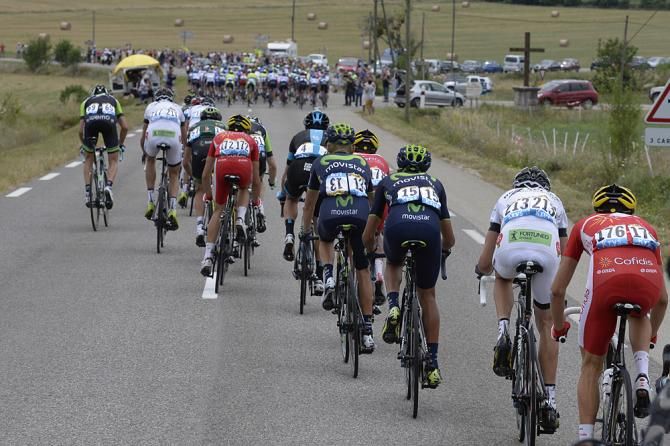 Crosswinds caused headaches mid-way through stage 15