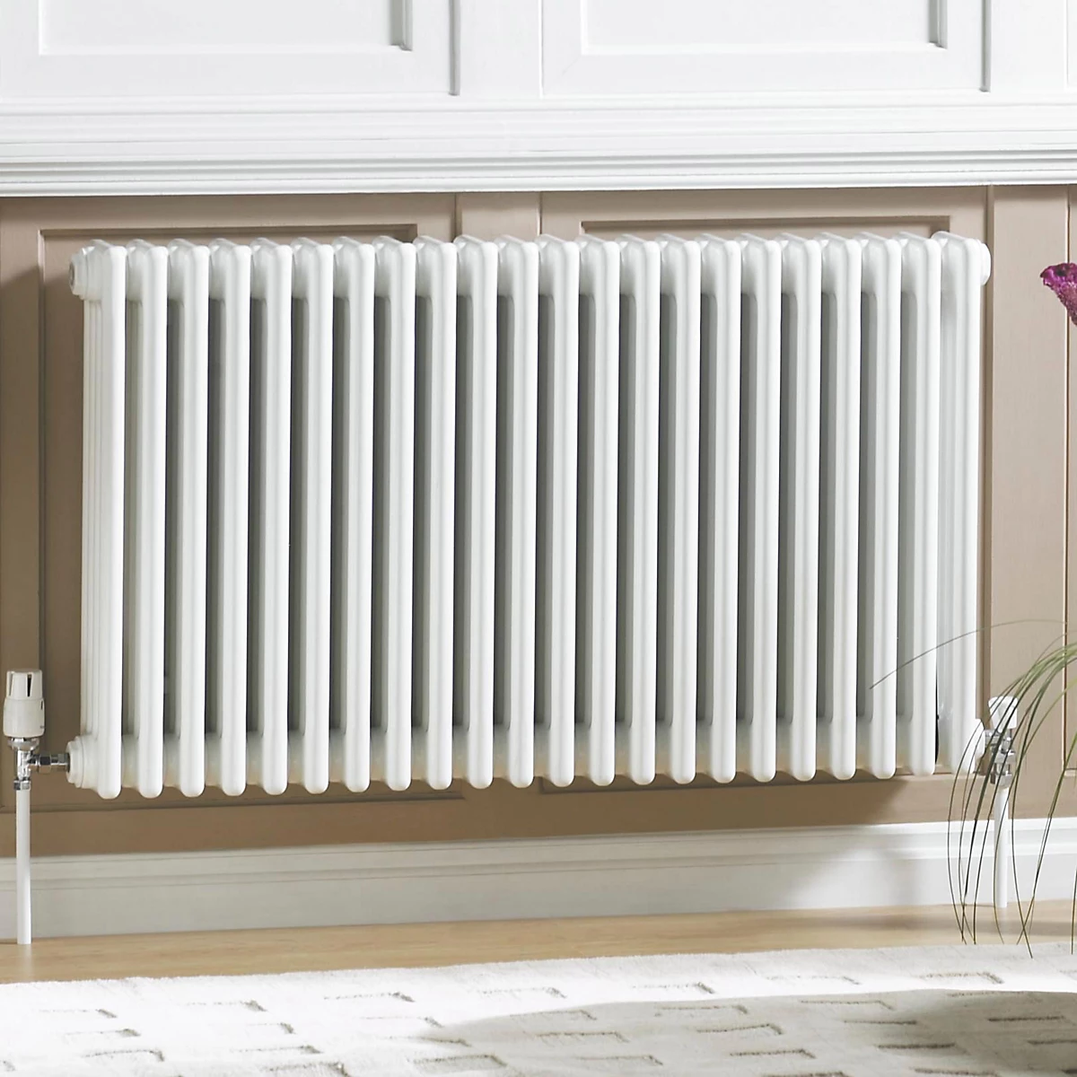 Acova White 3 Column Radiator