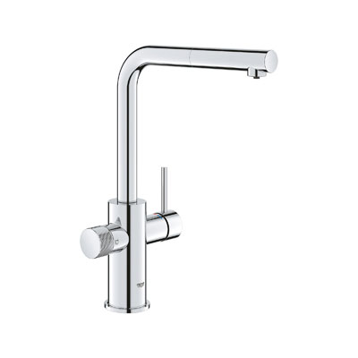Grohe chrome filter tap