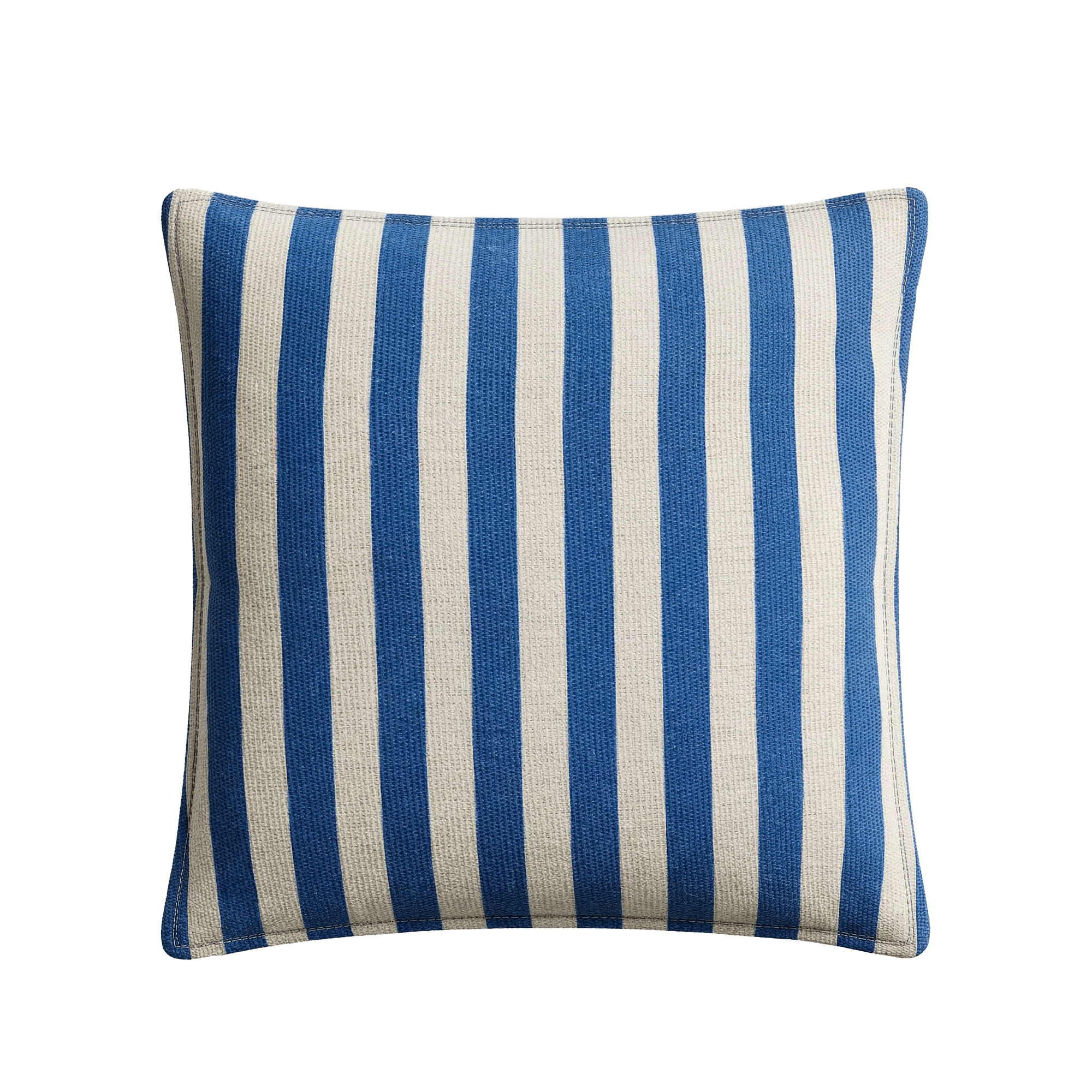 Dunelm furn Deck Stripe Outdoor Square Cushion against a white background