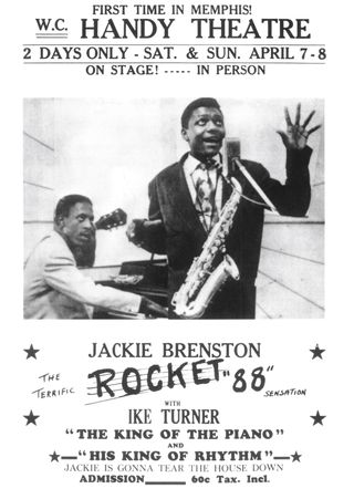 Ike Turner "Rockett 88" poster