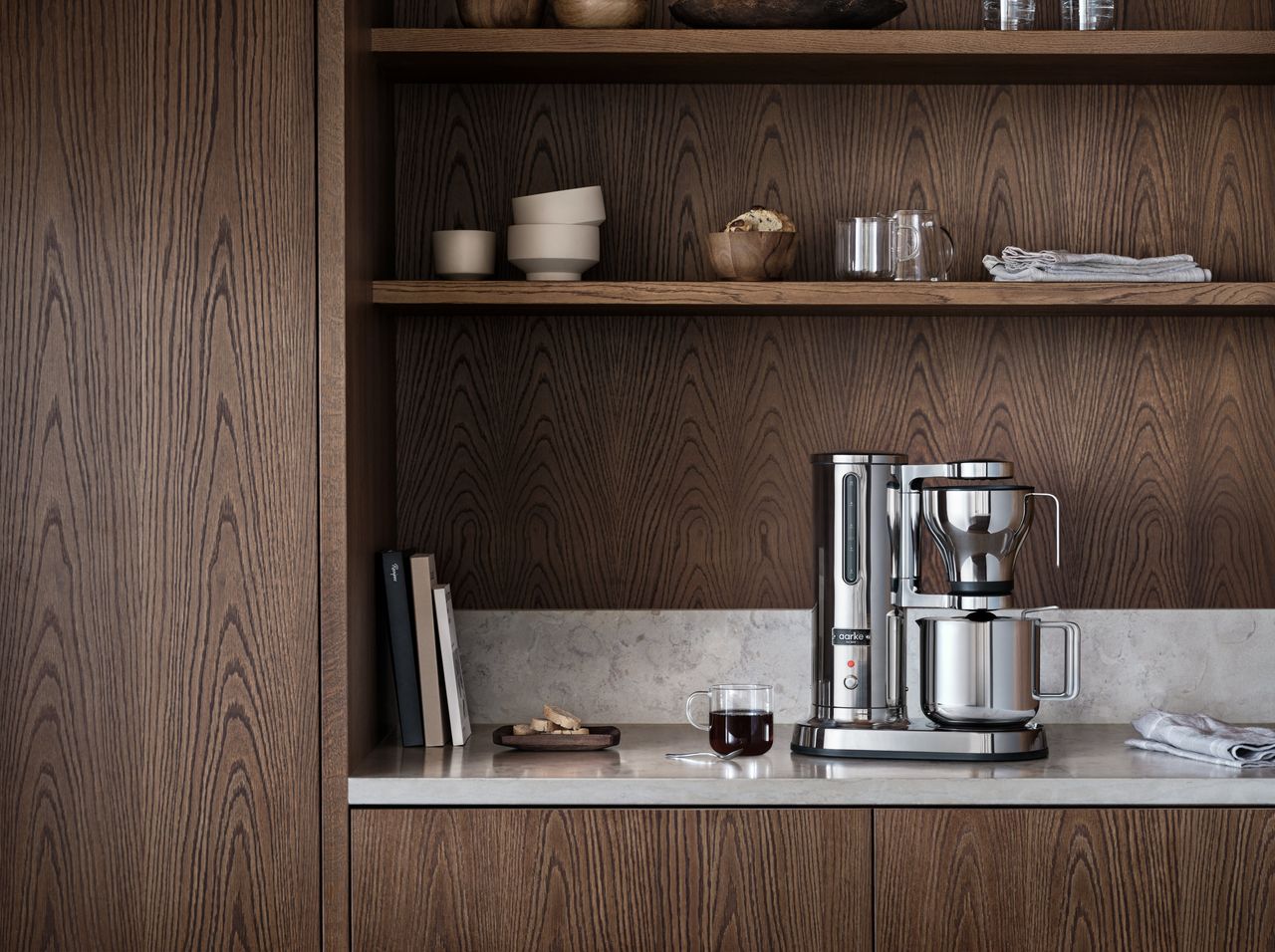 The Aarke Coffee Maker and Thermal Jug, part of the Aarke Coffee System