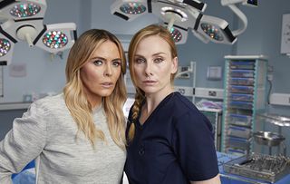 Holby City stars Patsy Kensit and Rosie Marcel
