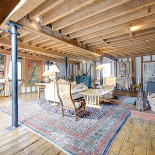 watermill sitting room with wooden flooring