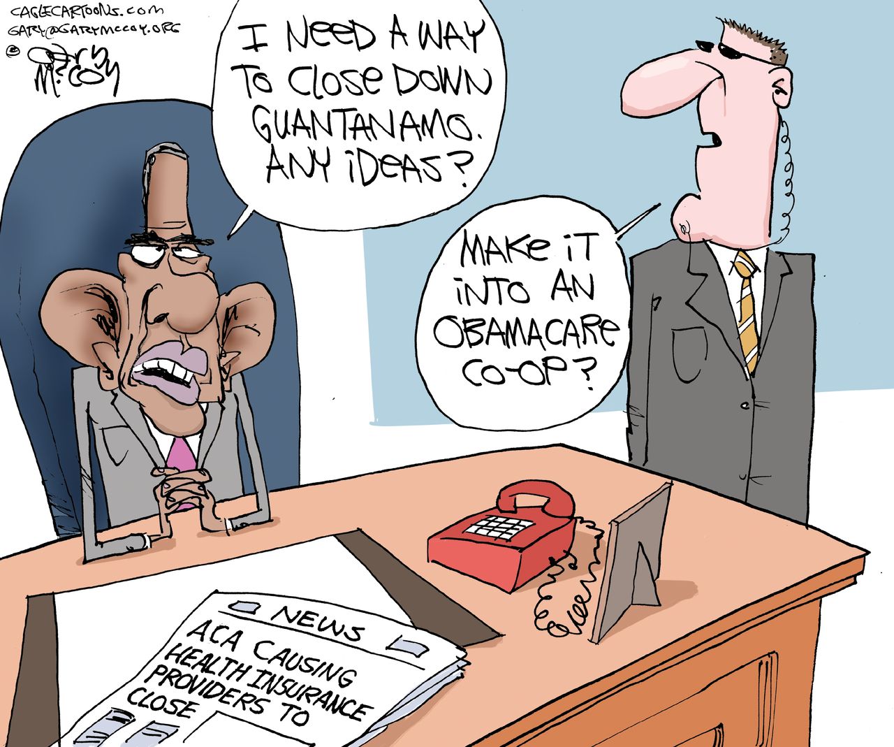 Obama Cartoon U.S. Close Gitmo 2016