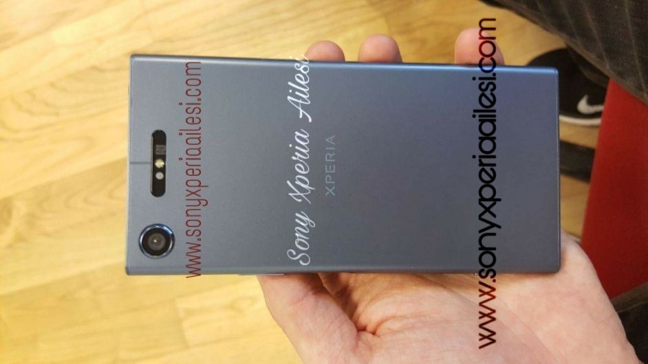 The Sony Xperia XZ1 as shown here has a plain, likely metal build