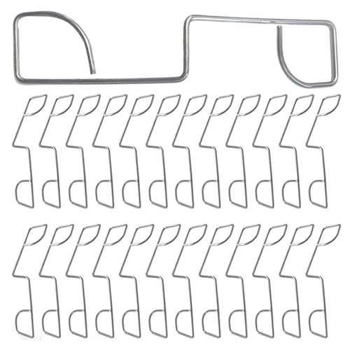 Fence Panel Grips Clips 25 Pieces Fence Wedge Clips Garden Wind Protector Garden Post Mounting Clamps for Outdoor Highway Sport Lawn Patio