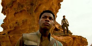 Finn and Poe on lookout