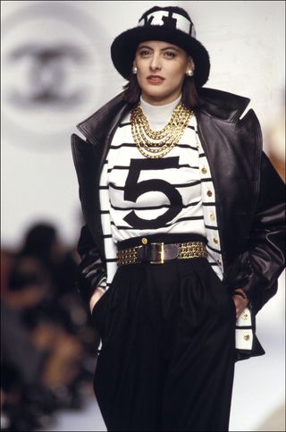 underrated 80s chanel 5 shirt