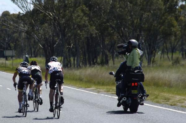He might have been called the old man in the day's lead group, but 40 year-old David Evans (KOM) launched the attack that formed the day's main group and a late-race three man breakaway on his way to eighth.
