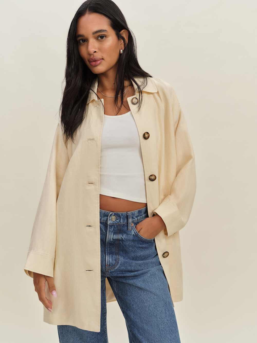 Irene Linen Jacket