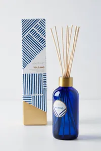 best reed diffusers blue vessel glass bottle