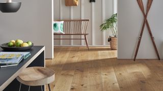 engineered wood flooring in hallway